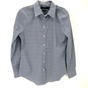 Lauren Ralph Lauren Black Label paisley women’s button front shirt